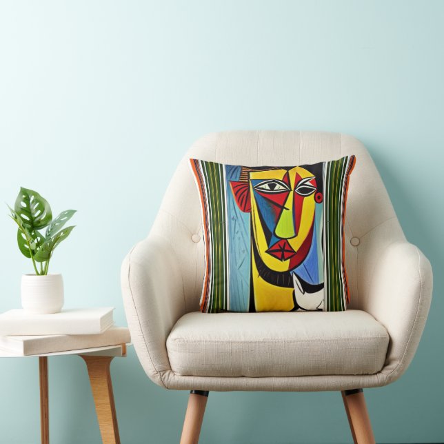 Abstrakt Art Throw Kissen (Stuhl )