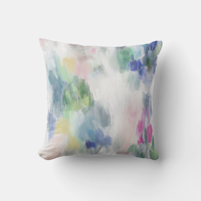 Abstrakt Art Throw Kissen (Vorderseite)