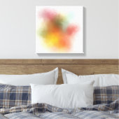 Abstrakt Art Trendy Red Pink Yellow Blue Lila Leinwanddruck (Insitu (Schlafzimmer))