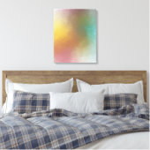 Abstrakt Art Trendy Red Yellow Blue Lila Moderne Leinwanddruck (Insitu (Schlafzimmer))