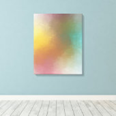 Abstrakt Art Trendy Red Yellow Blue Lila Moderne Leinwanddruck (Insitu (Holzboden))