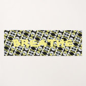 Abstrakt Art Triangle Pyramid Breathe Yoga Mat Yogamatte (Vorderseite (Horizontal))