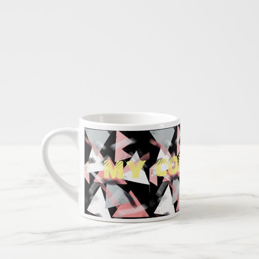 Abstrakt Art Triangle Pyramid Mein Kaffee Tasse (Links)