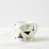 Abstrakt Art Triangle Pyramid Muster Kaffeemaschin Espressotasse (Vorderseite Rechts)
