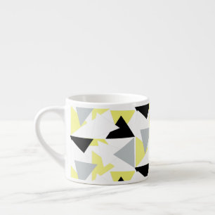 Abstrakt Art Triangle Pyramid Muster Kaffeemaschin Espressotasse