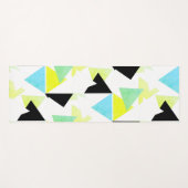 Abstrakt Art Triangle Pyramid Muster Yoga Mat Yogamatte (Vorderseite (Horizontal))