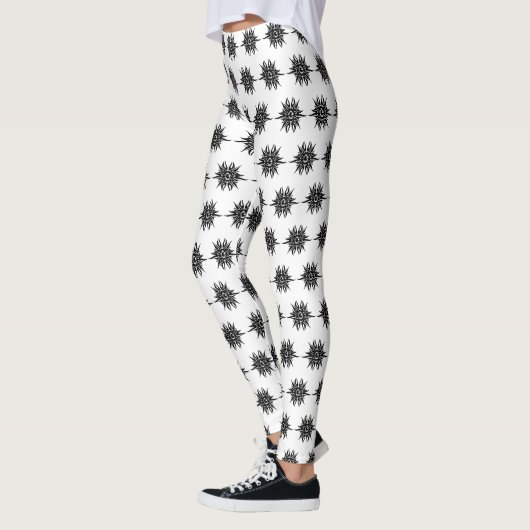 Abstrakt Art Tribal Eye Leggings (Links)