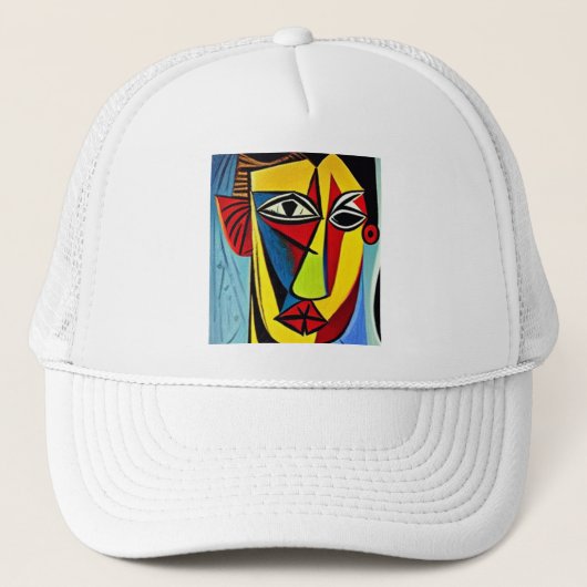 Abstrakt Art Trucker Hat Truckerkappe (Vorderseite)