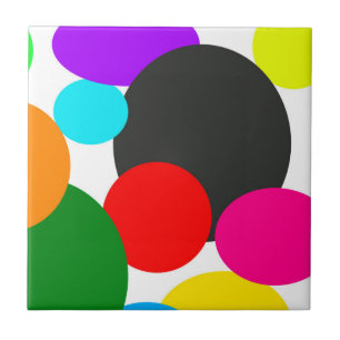 Abstrakt Art Türkis Grün Weiß Fliese