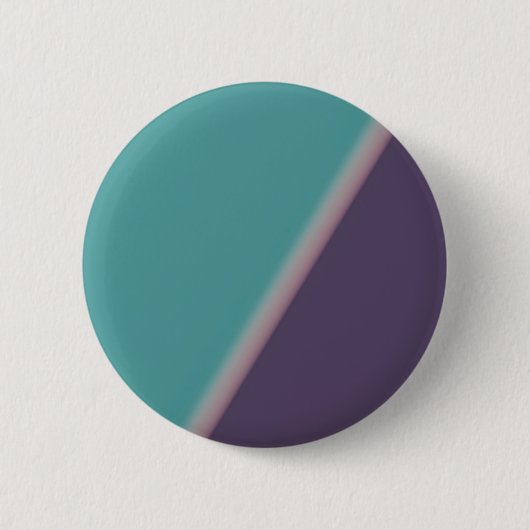 Abstrakt Art Türkis Lila Button (Vorderseite)