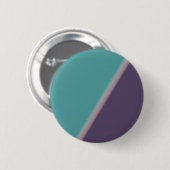 Abstrakt Art Türkis Lila Button (Vorne & Hinten)