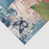 Abstrakt Art Uni Floral Goth Girl Butterfly Seidenpapier (Detail)