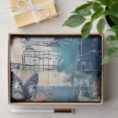 Abstrakt Art Uni Florals & Butterfys Seidenpapier (Geschenk)