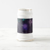Abstrakt Art Universe Bierglas (Mittel)