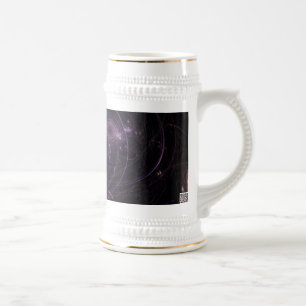 Abstrakt Art Universe Bierglas