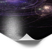 Abstrakt Art Universe Fotodruck (Ecke)