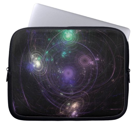 Abstrakt Art Universe Laptopschutzhülle (Vorderseite)
