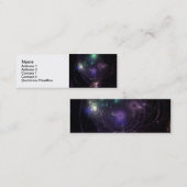 Abstrakt Art Universe Mini Visitenkarte (Vorne/Hinten)