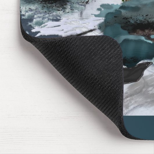 Abstrakt Art Watercolor Blumenmouse Pad Mousepad (Ecke)