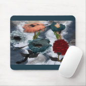 Abstrakt Art Watercolor Blumenmouse Pad Mousepad (Mit Mouse)