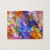Abstrakt Art Watercolor Splash Design Puzzle (Horizontal)