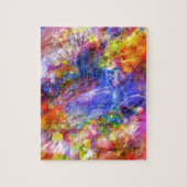 Abstrakt Art Watercolor Splash Design Puzzle (Vertikal)