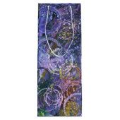 Abstrakt Art Wine Geschenktasche Geschenktüte Für Weinflaschen (Rückseite)