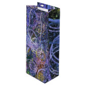 Abstrakt Art Wine Geschenktasche Geschenktüte Für Weinflaschen (Vorderseite Schrägansicht)
