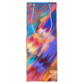 Abstrakt Art Wine Geschenktasche Geschenktüte Für Weinflaschen (Rückseite)