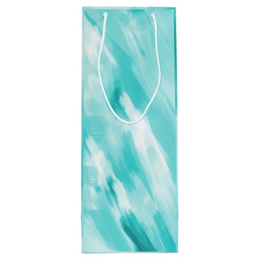 Abstrakt Art Wine Geschenktasche Geschenktüte Für Weinflaschen (Rückseite)