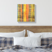 Abstrakt Art Wrapped Canvas Print Leinwanddruck (Insitu (Schlafzimmer))