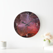 Abstrakt Art Wunderschöne Galaxie Große Wanduhr (Zuhause)