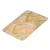 Abstrakt Art Yellow Green Wirbel Magnet (Linke Seite)