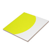 Abstrakt Art Yellow White Minimalismus Fliese (Seite)