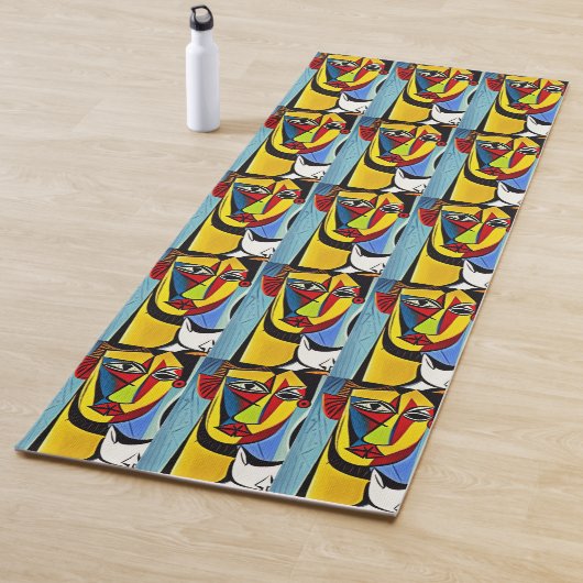Abstrakt Art Yoga Mat Yogamatte (Beispiel)