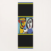 Abstrakt Art Yoga Mat Yogamatte (Rückseite)
