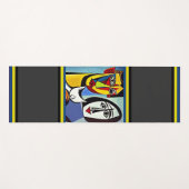 Abstrakt Art Yoga Mat Yogamatte (Vorderseite (Horizontal))