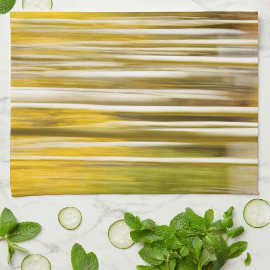 Abstrakt Aspen Geschirrtuch (Gefaltet)