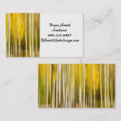 Abstrakt Aspen Visitenkarte (Vorne/Hinten)