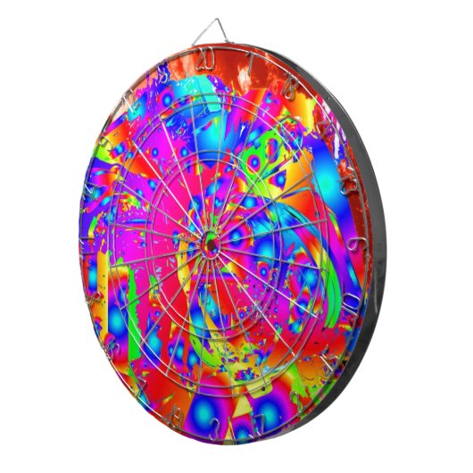 Abstrakt Astronaut Dartscheibe (Vorderseite rechts)