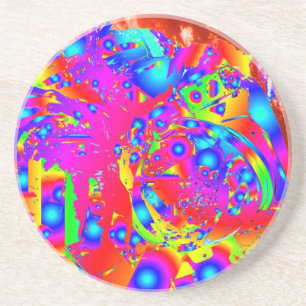 Abstrakt Astronaut Getränkeuntersetzer