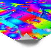 Abstrakt Astronaut Poster (Ecke)