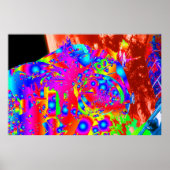 Abstrakt Astronaut Poster (Vorne)