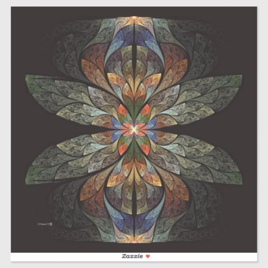 Abstrakt Aufkleber (Blatt)