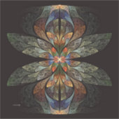 Abstrakt Aufkleber (Vorderseite)