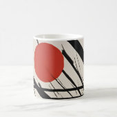 Abstrakt aufkommende Sonne Kaffeetasse (Mittel)