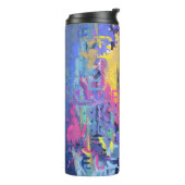 Abstrakt Aurora Thermosbecher (Nach links gedreht)
