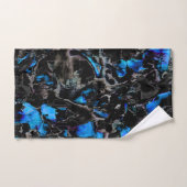 Abstrakt aussehende Fledermausflüge über türkisfar Badhandtuch Set (Handtuch)