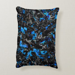 Abstrakt aussehende Fledermausflüge über türkisfar Dekokissen