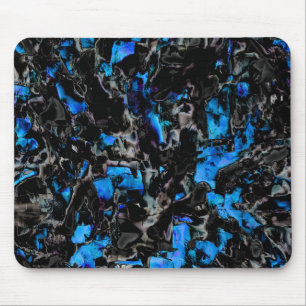 Abstrakt aussehende Fledermausflüge über türkisfar Mousepad